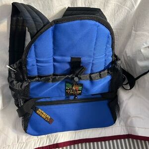 Outward Hound Blue Backpack for smaller dogs